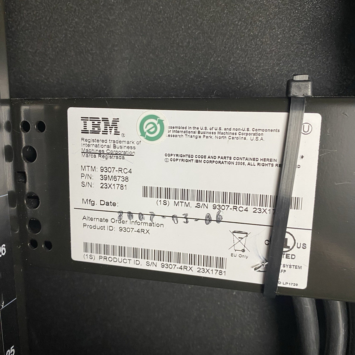 IBM 9307-4RX 1S 42U Server Rack Cabinet 39M6738 w/ Power Distribution Units23
