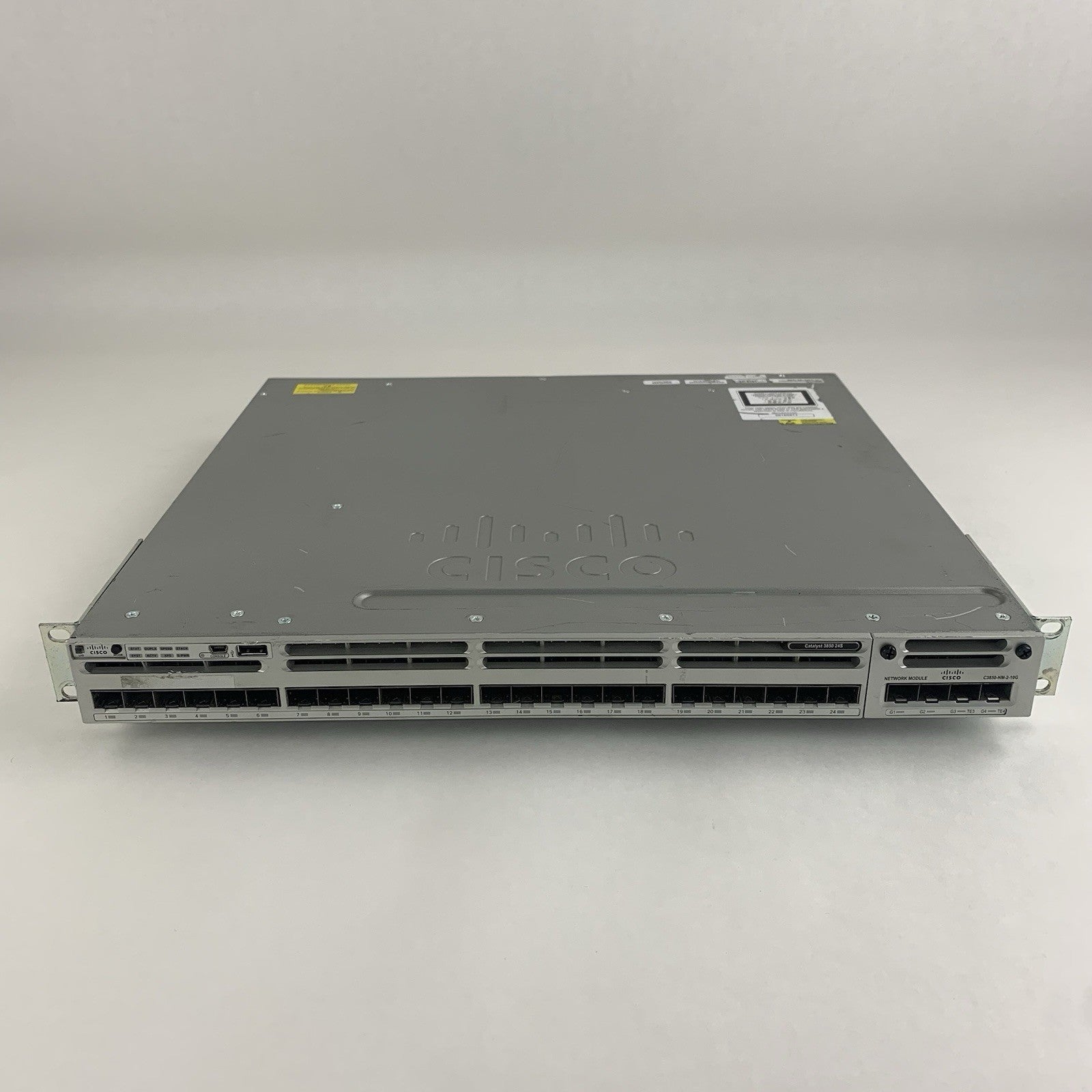Cisco WS-C3850-24S-S Catalyst SFP Switch 3850 24 Port Tested w/ C3850-NM-2-10G1