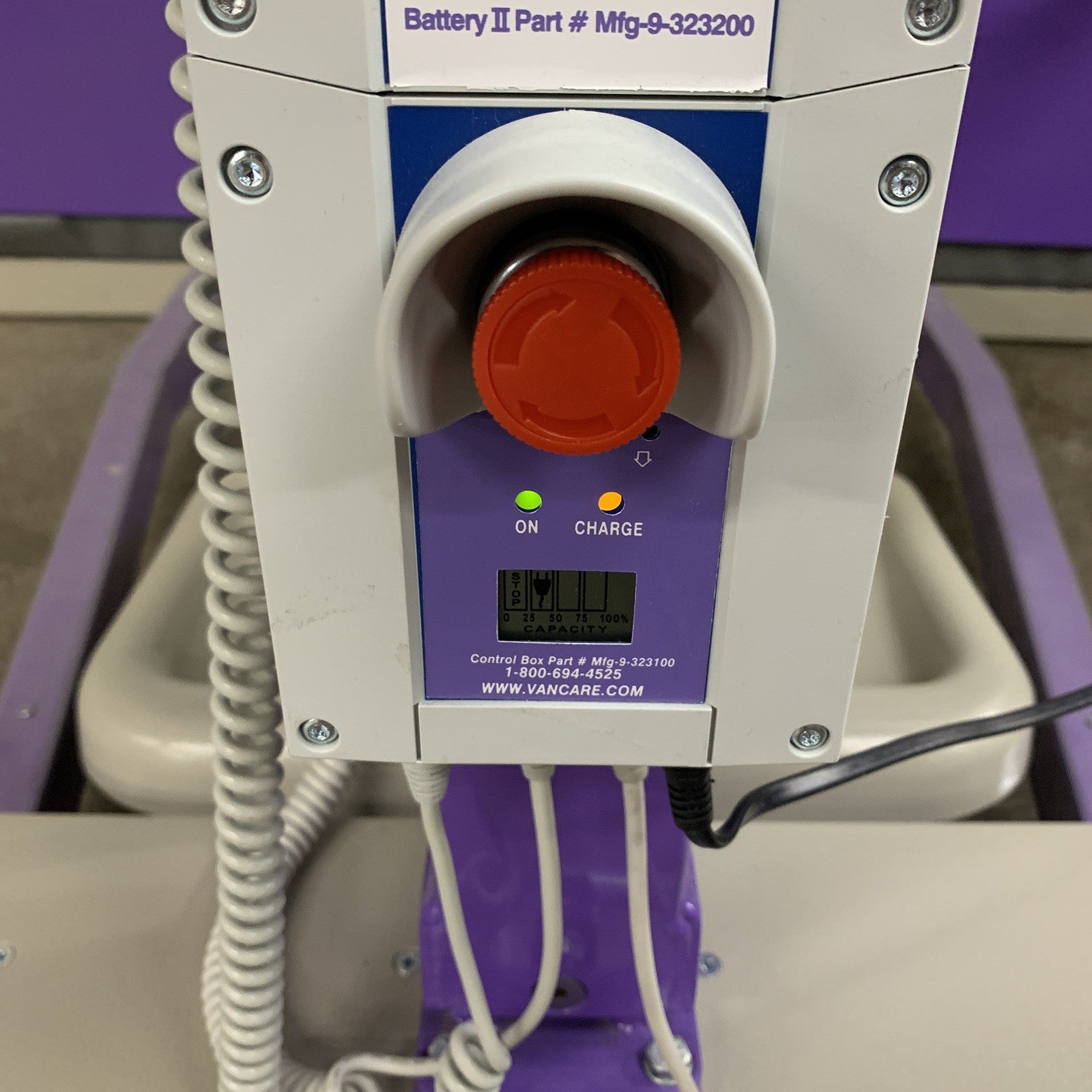 Vancare Vera II SB600 Powered Sit-to-Stand Patient Lift Powers Arms Don't Lift