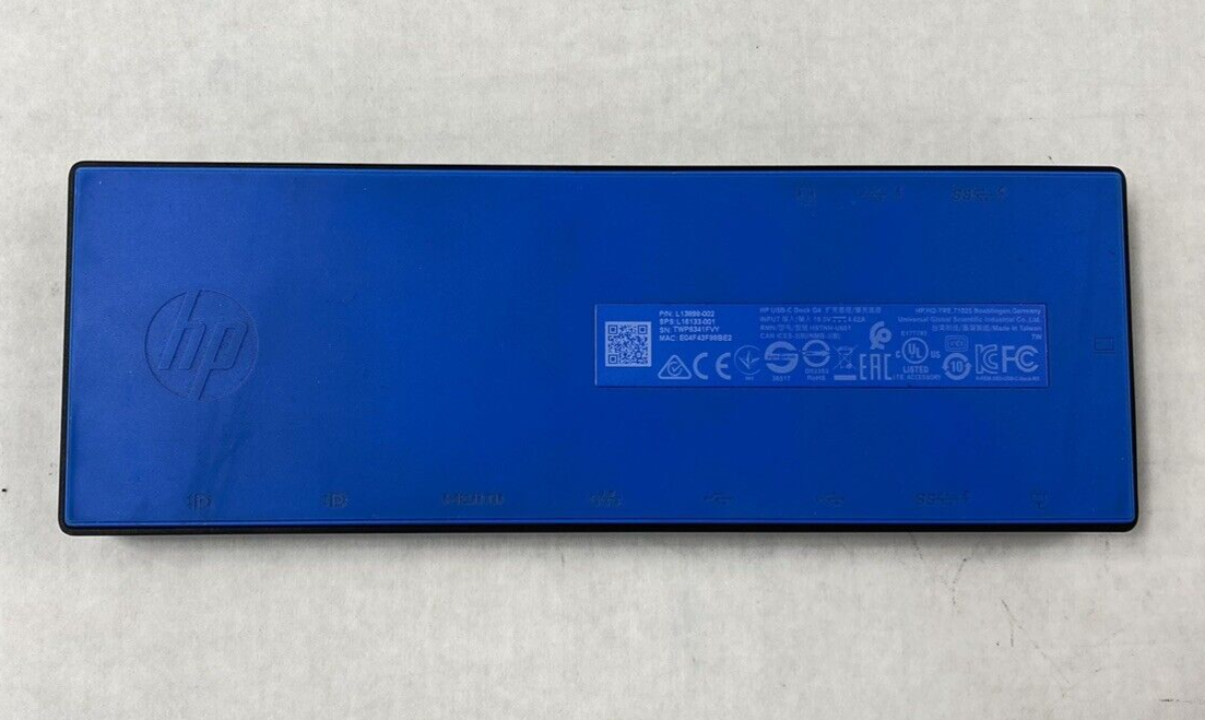 Lot of 3 HP Elite HSTNH-U601USB-C Docking Station Power Tested No Power Cord
