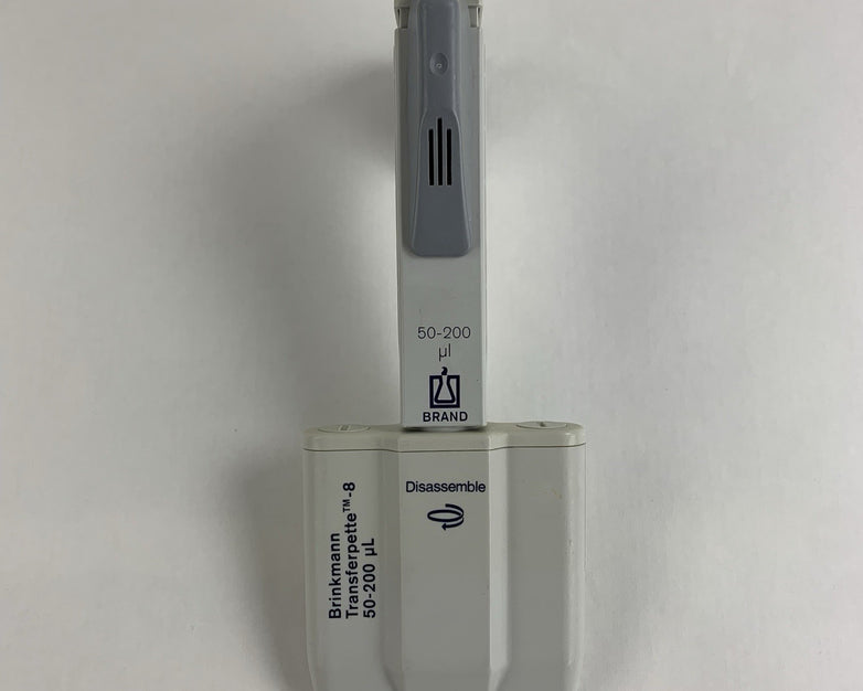 Brinkmann Transferpette-8 50-200 uL 8-Channel Manual Pipette Untested