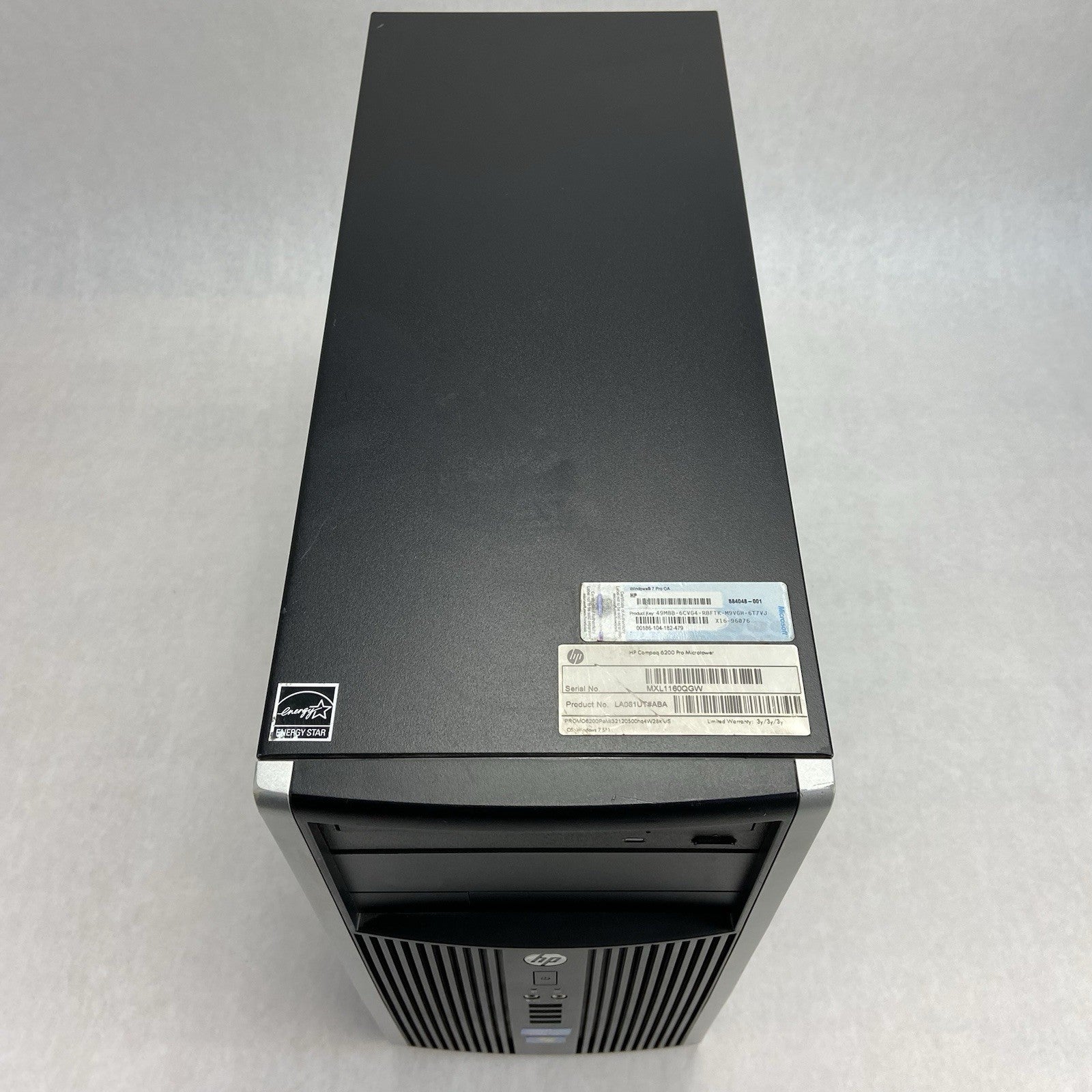 HP Compaq 6200 Pro MT Intel Core i3-2120 3.3GHz 4GB RAM No HDD No OS2