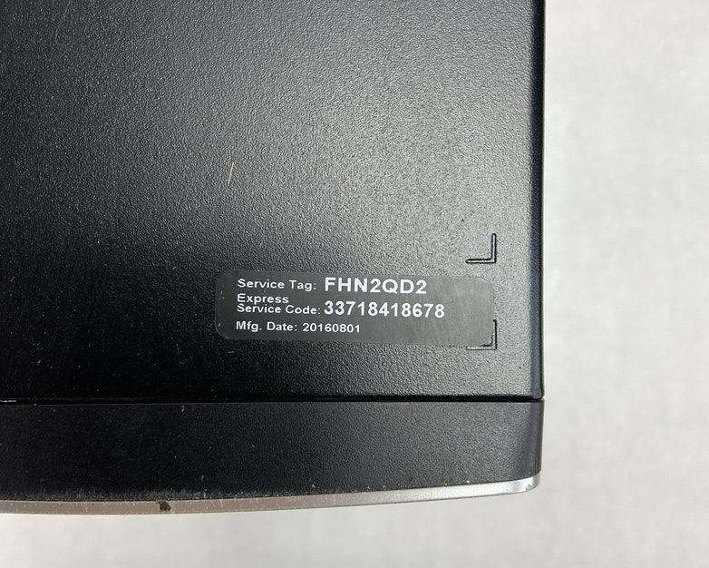 Dell Inspiron 3650 DT Intel Core i3-6100 3.7GHz 8GB RAM No HDD No OS