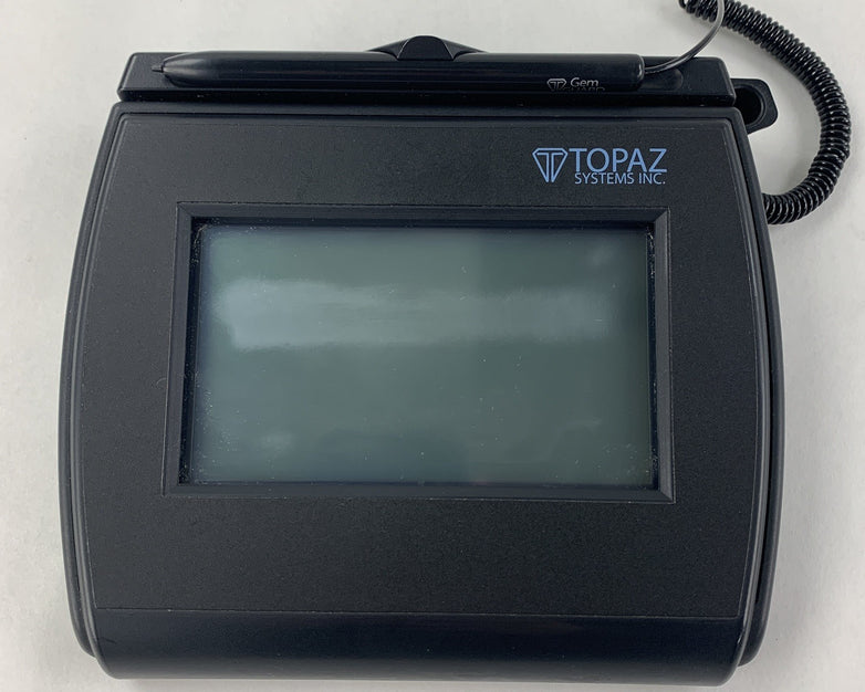 Topaz T-LBK750-BHSB-R Signature Pad Tested w/ Stylus