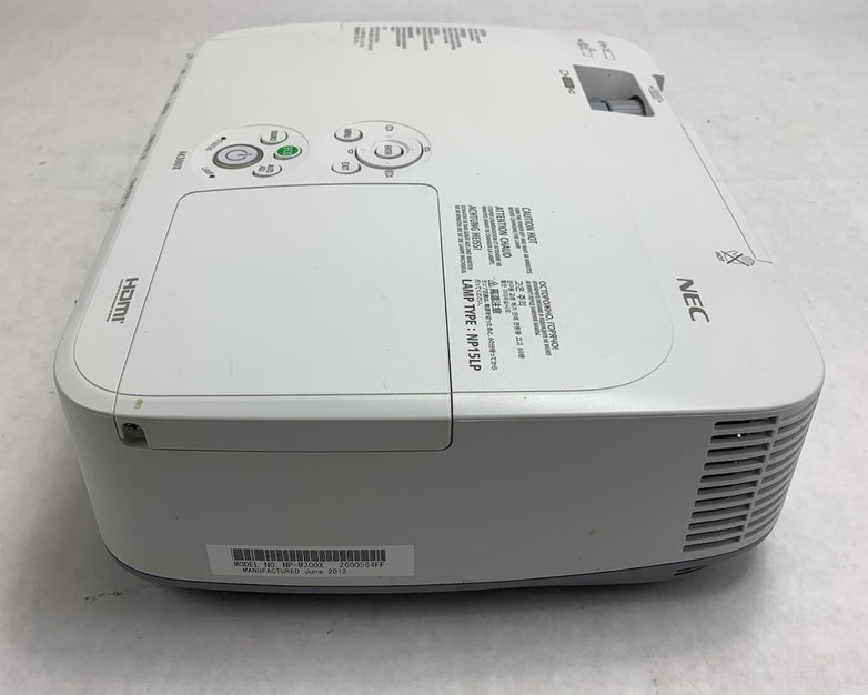 NEC NP-M300X LCD Lamp Projector 144 Lamp Hours w/ Remote