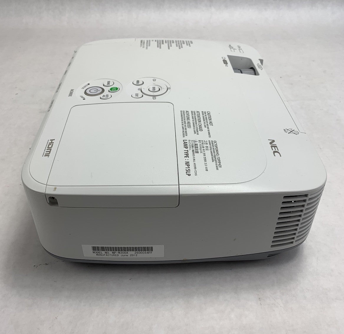 NEC NP-M300X LCD Lamp Projector 144 Lamp Hours w/ Remote7