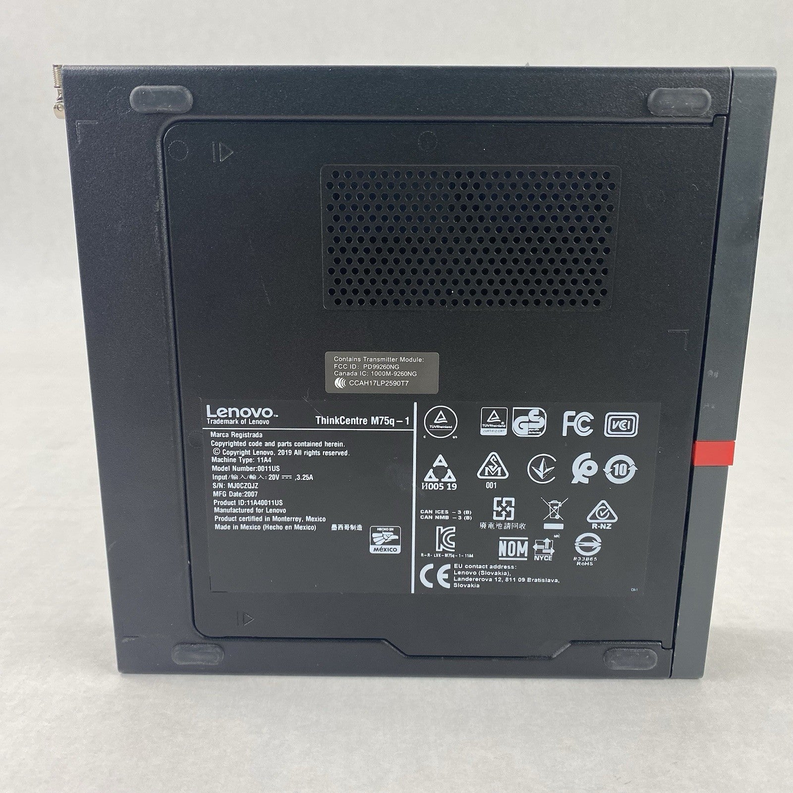 Lenovo ThinkCentre M720q Micro Intel Core i5-8500T 2.1GHz 8GB RAM No HDD OS AC