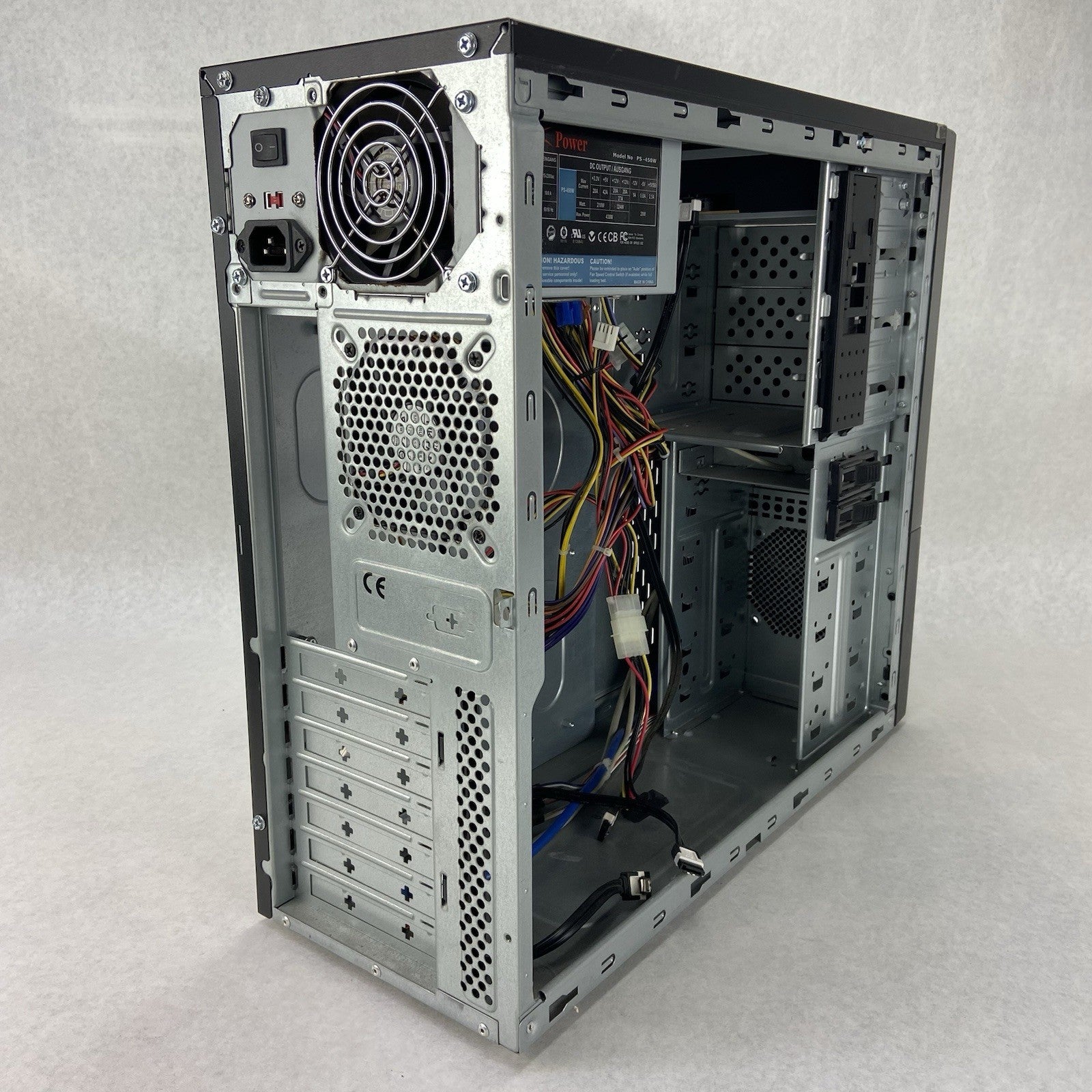 Foxconn TLA-397 USB3 Mid Tower Computer Case Power PS-450W 450W Power Supply10