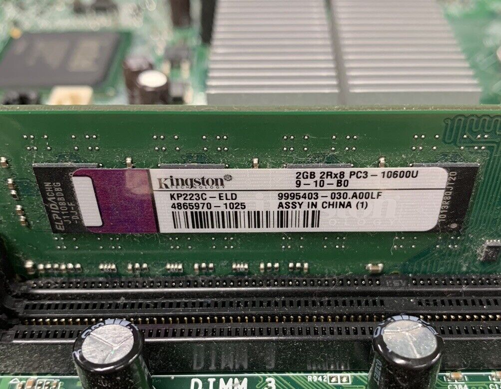 Dell OC27VV Motherboard Intel Core 2 Quad Q9400 2.66GHz 2GB RAM No Shield