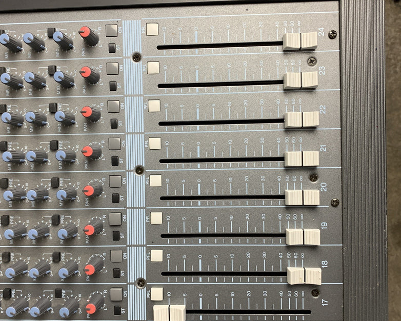 Yamaha Mixing Console MC24/12 XZ01 Tested w/ 2 Bad Lanes Parts and Repair