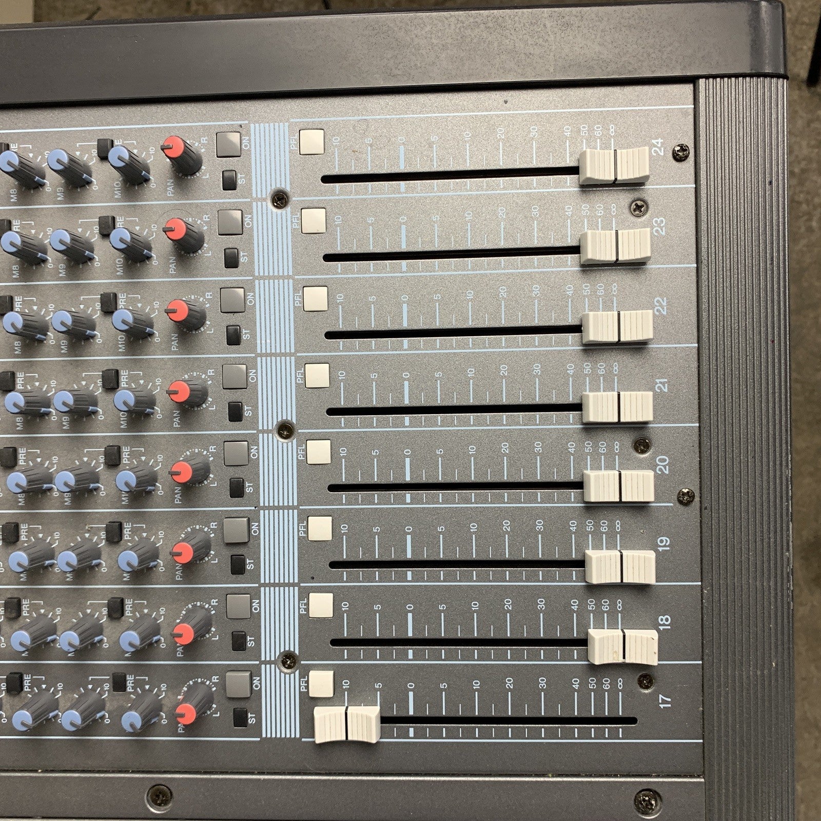 Yamaha Mixing Console MC24/12 XZ01 Tested w/ 2 Bad Lanes Parts and Repair