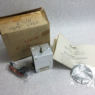 DuPont Instruments RC-3 Speed Control 21798