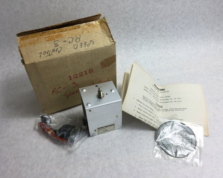 DuPont Instruments RC-3 Speed Control 21798