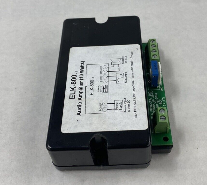 ELK-800 v.2 Audio Amplifier 12 VDC 10 Watts