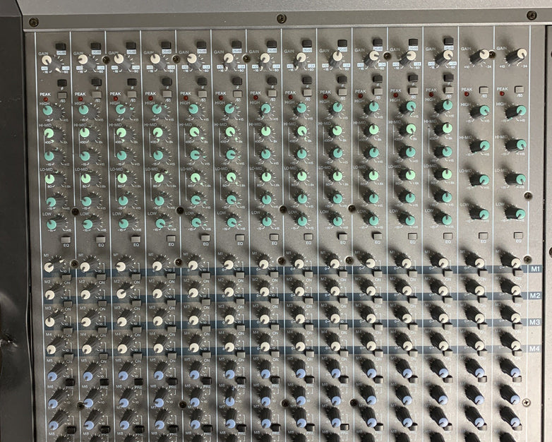 Yamaha Mixing Console MC24/12 XZ01 Tested w/ 2 Bad Lanes Parts and Repair