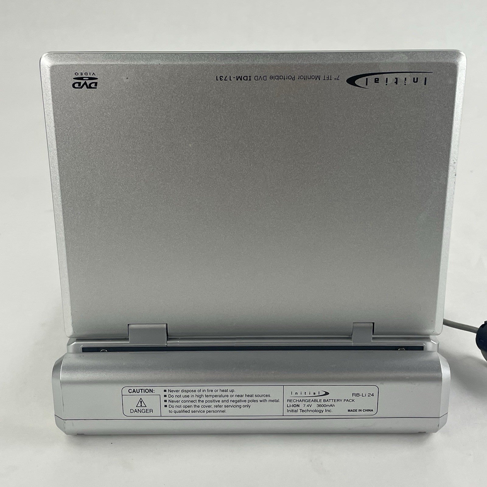 Initial IDM-1731 Portable DVD Player (7") Tested with AC Adapter7
