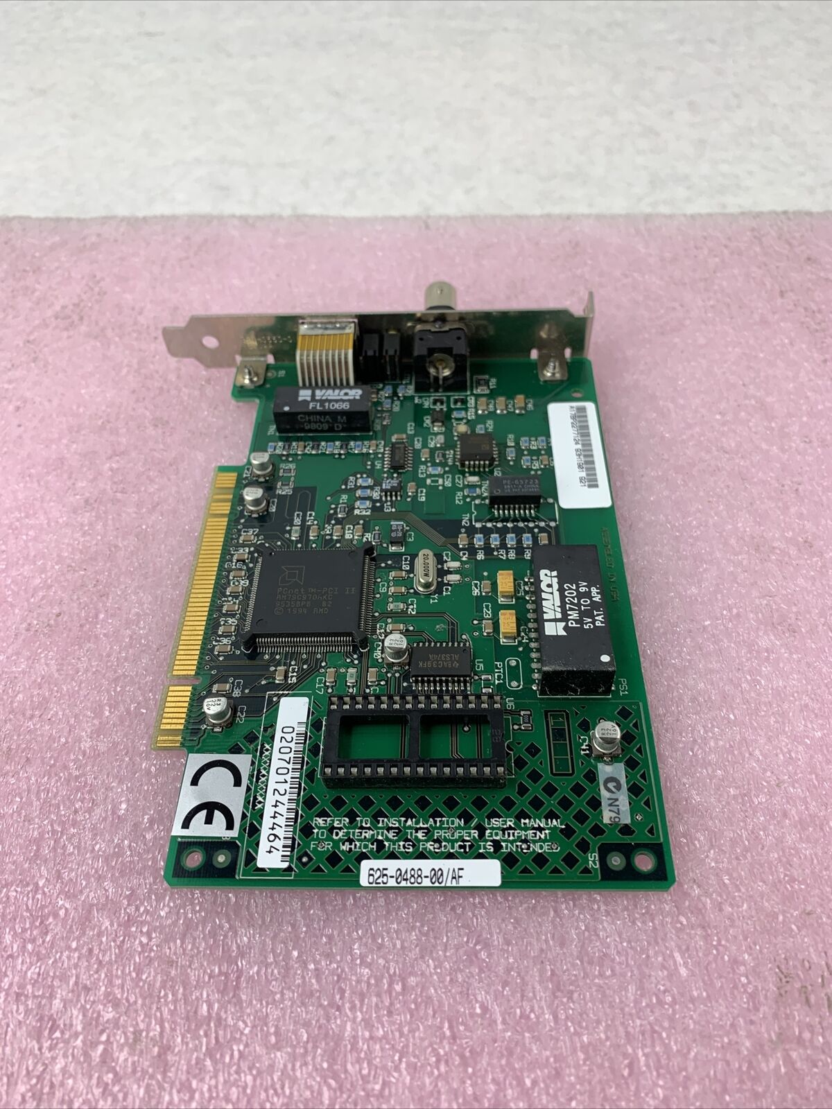 IBM 93H1901 10Mbps Type 8 PCI Ethernet BNC RJ-45 Adapter