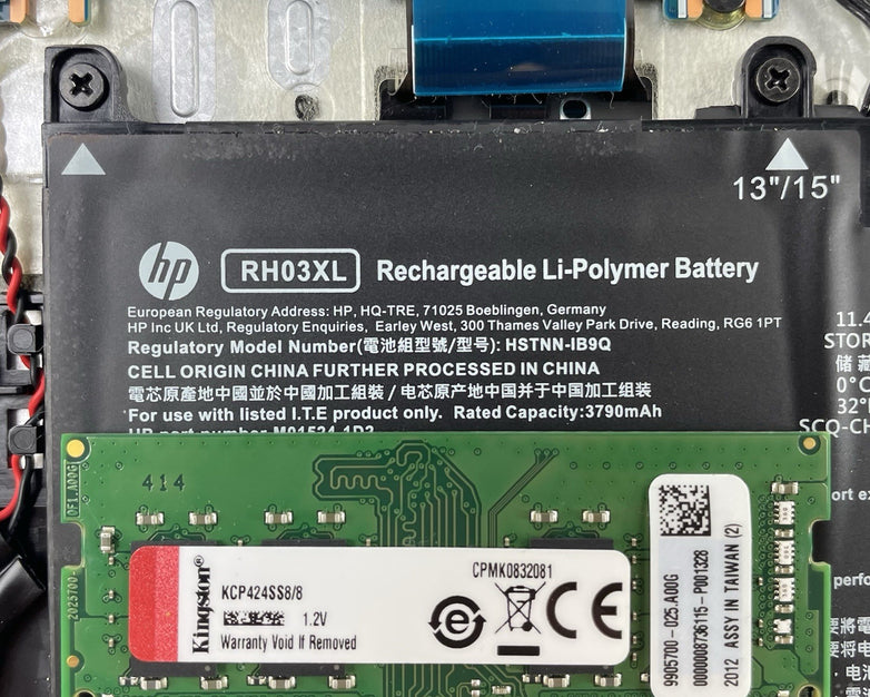 HP ProBook 450 G8 15.6" i5-1135G7 2.40 GHz 8 GB RAM No SSD/OS/AC - Bad USB