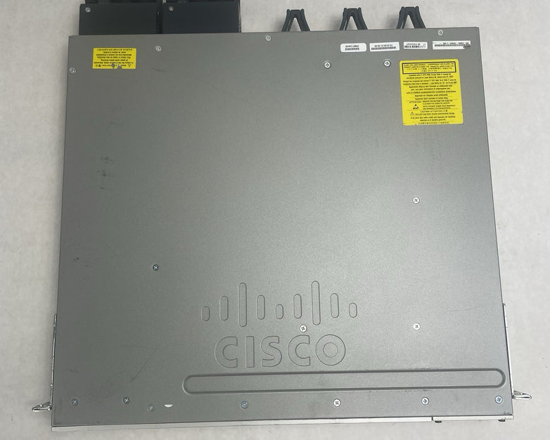 Cisco WS-C3850-48P-S 48 V02 Port Switch 2x 1100W PSU Tested & Reset