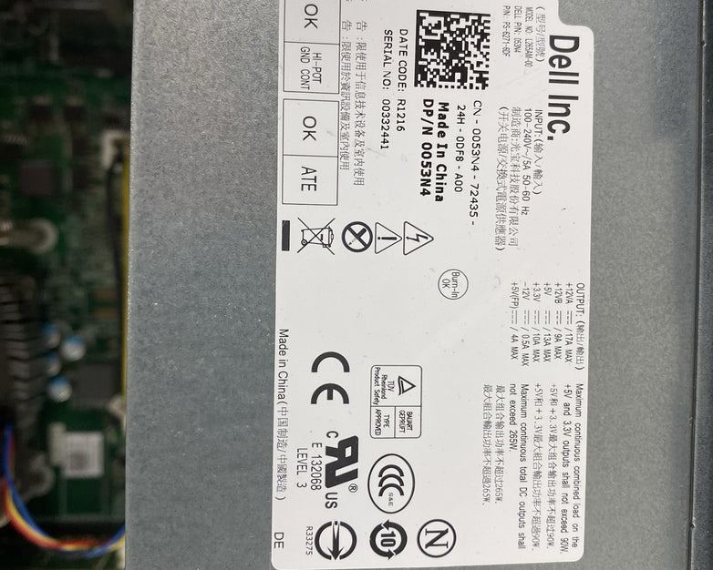 Dell OptiPlex 390 MT Intel Core i3-2120 3.3GHz 1x4GB RAM No HDD No OS