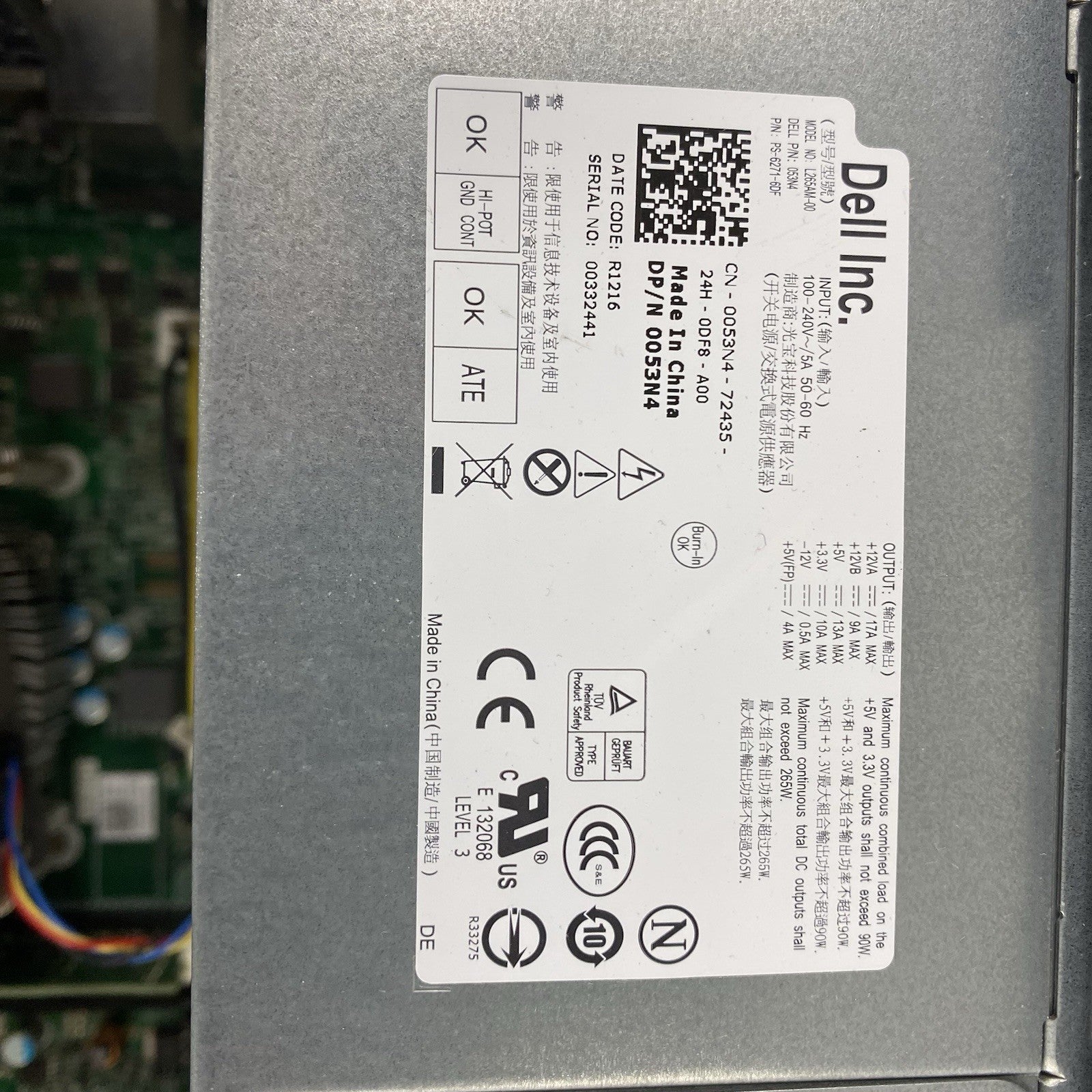 Dell OptiPlex 390 MT Intel Core i3-2120 3.3GHz 1x4GB RAM No HDD No OS12