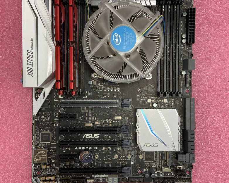 ASUS X99-A II Motherboard Intel Core i7-6800K 3.4GHz 16GB RAM No IO