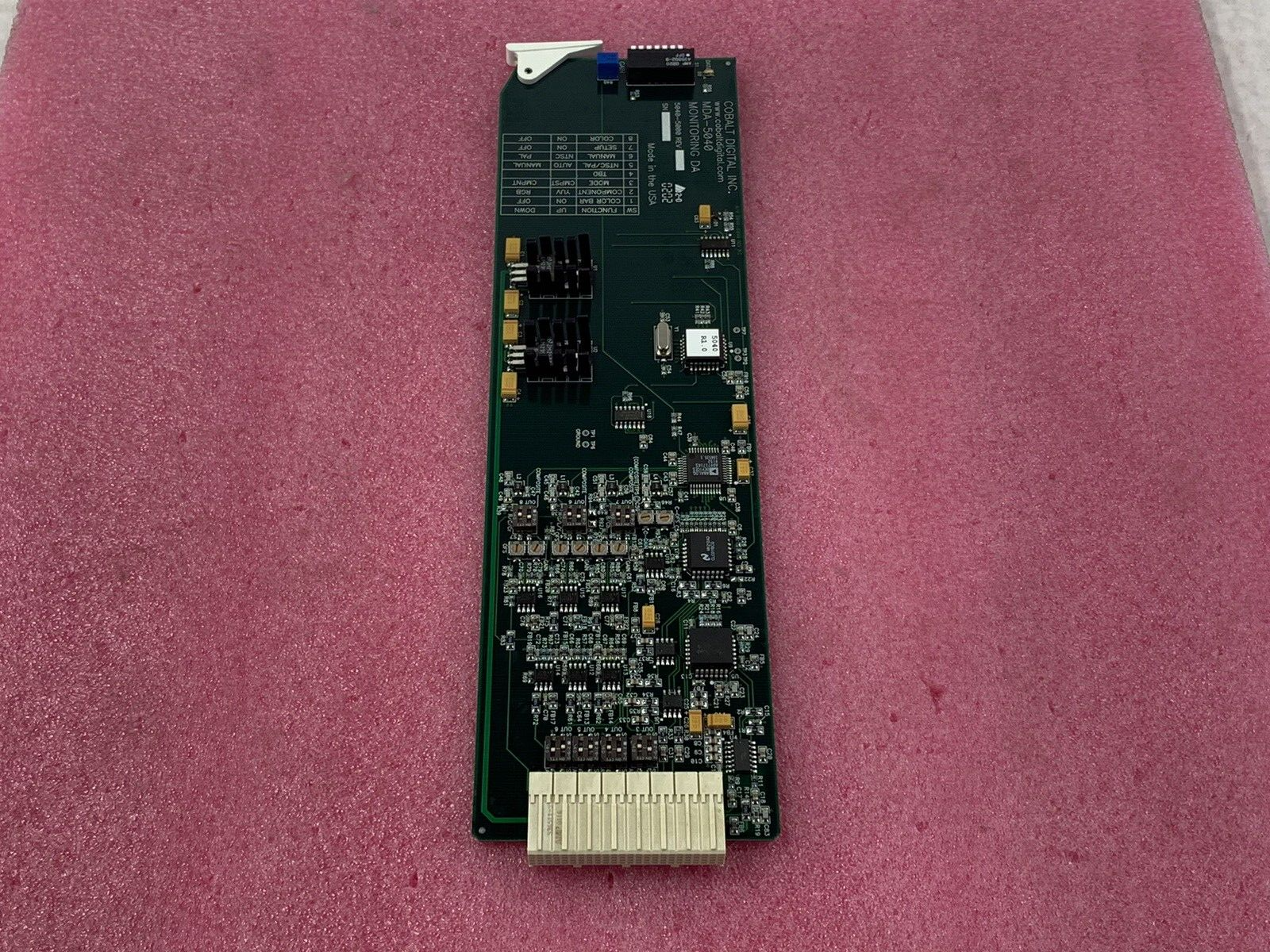 Cobalt Digital MDA-5040 Monitoring DA card