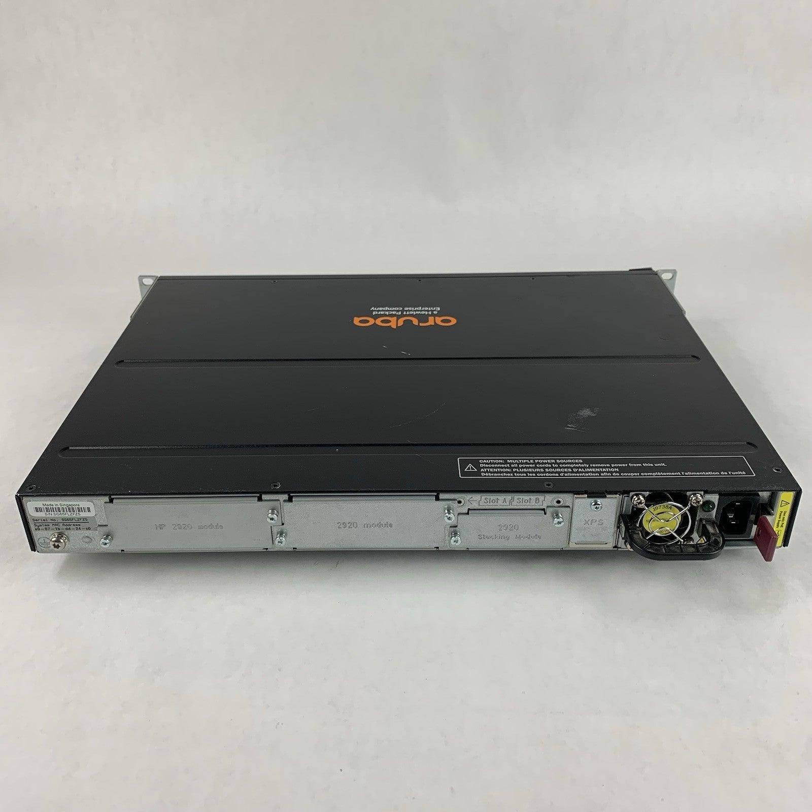 ARUBA J9729A 2920-48G 48 Port Switch W/Rack Ears Tested6