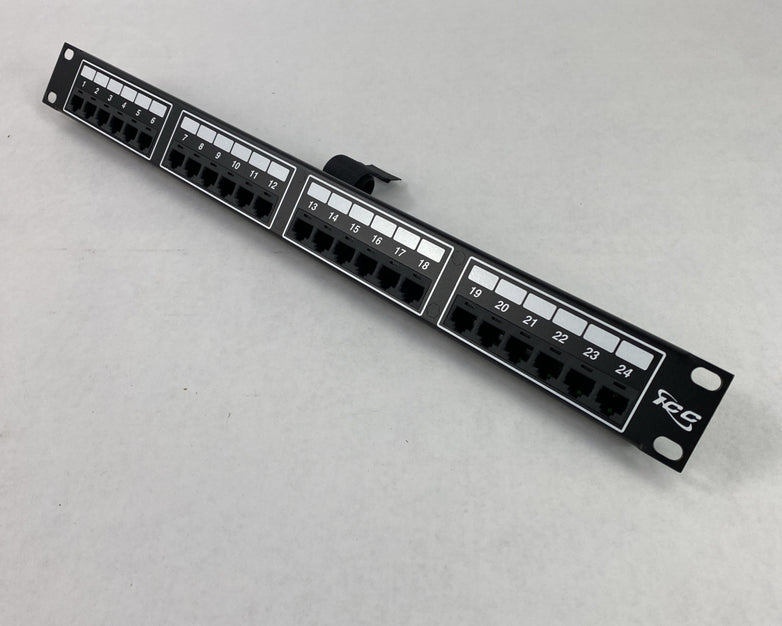ICC 24- port 8P2C Patch Panel with 50-Pin Female Telco Connector 1 Rack Mount