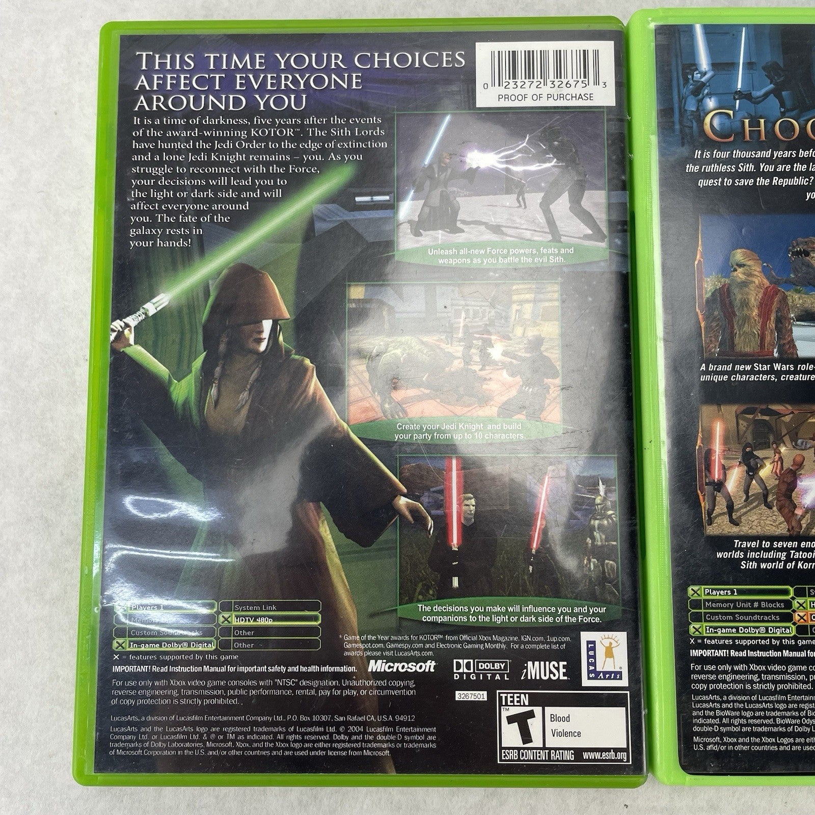 Star Wars Knights Of The Old Republic 1 & 211