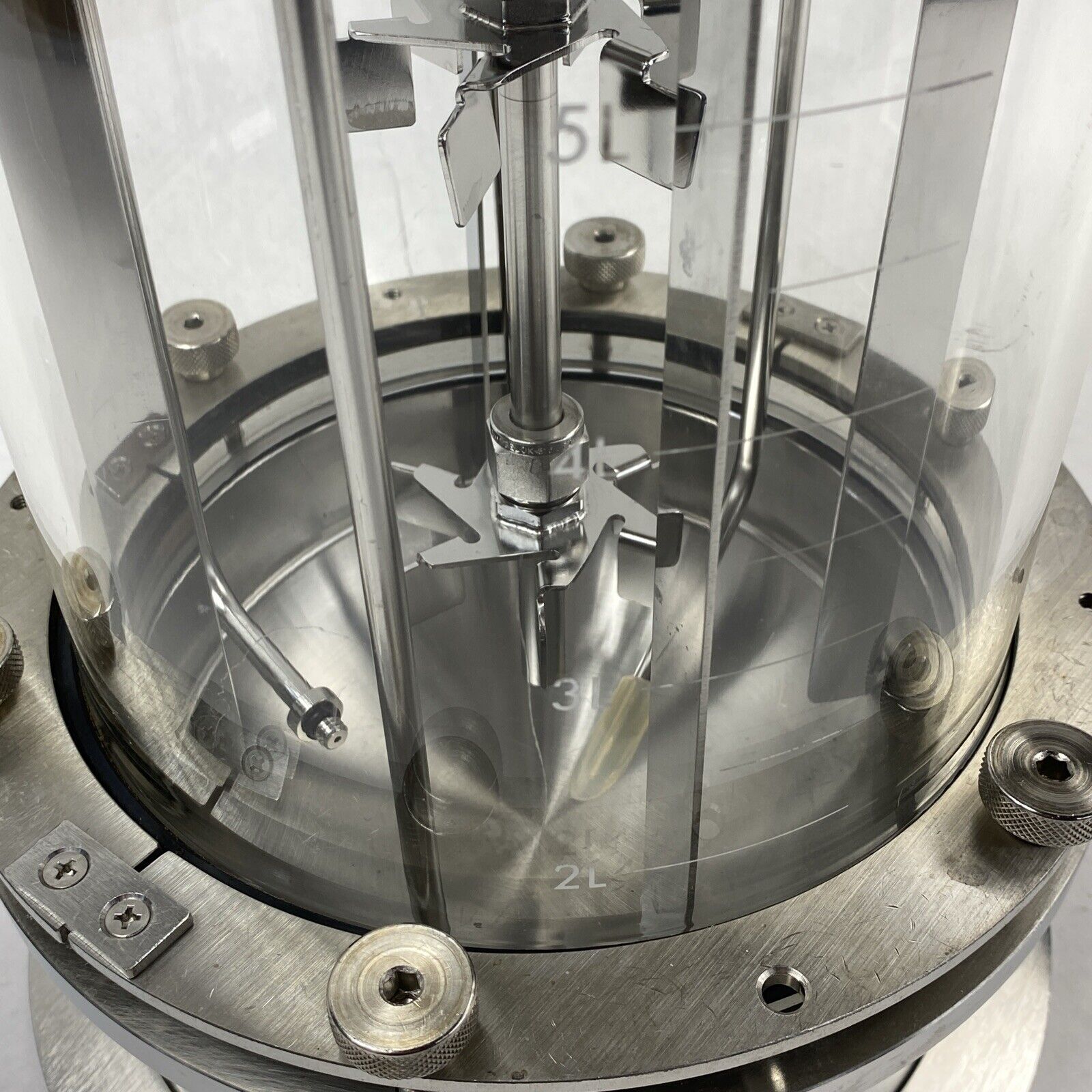 New Brunswick Scientific Q552700 5L Liter Glass Vessel Fermentor Bioreactor
