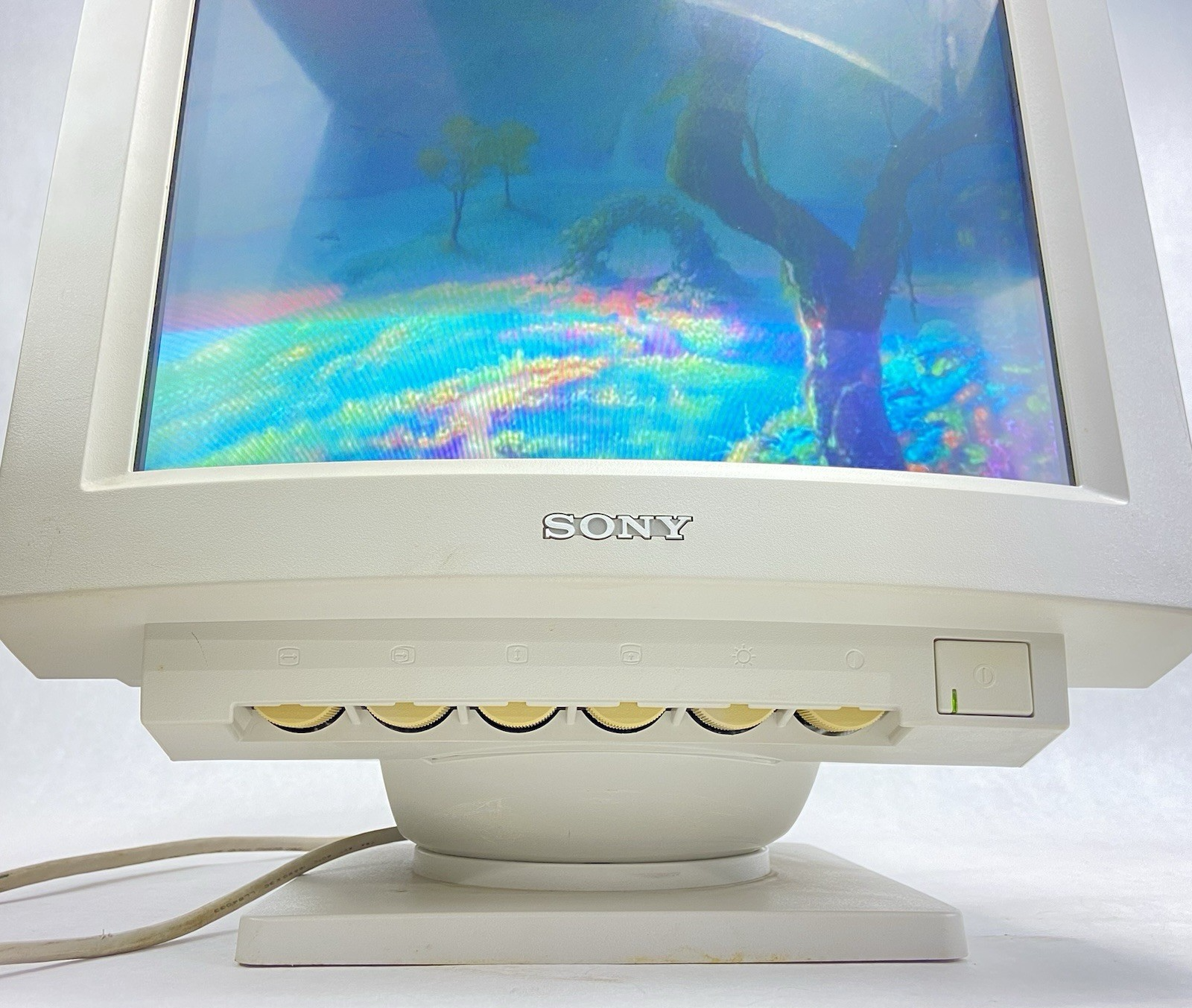 Sony Trinitron Color Monitor CPD-1425 Vintage Gaming CRT Display