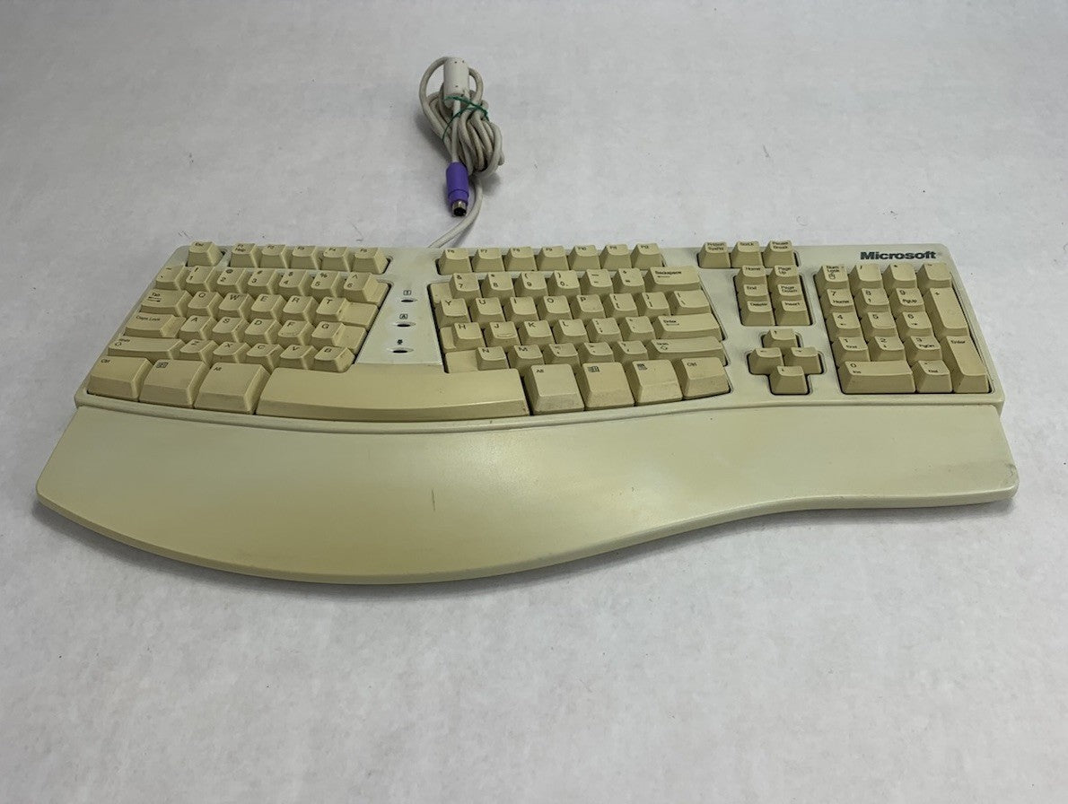 Microsoft E06301PS2 X03-51764 PS/2-Wired Ergonomic Mechanical Keyboard1