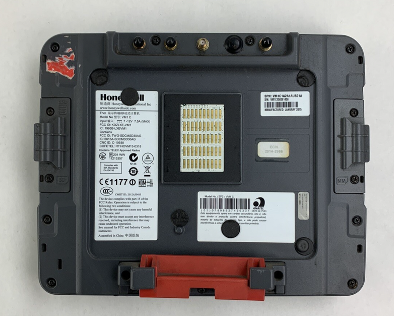 Honeywell Thor VM1C Mount Computer Atom 2530 Worn Keys W/Dock No OS No Flash