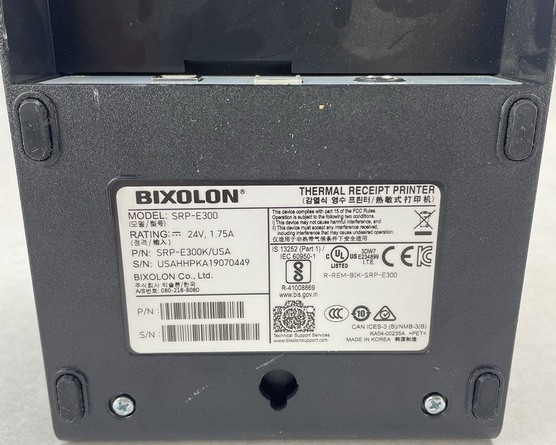 Bixolon SRP-E300 Missing Plastic Cover Tested