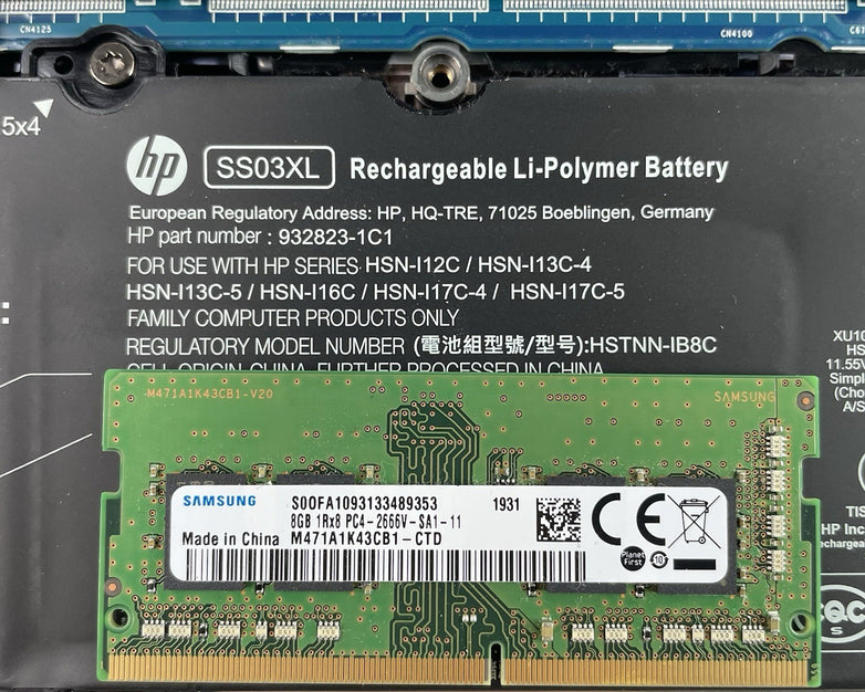 HP EliteBook 840 G6 14" i7-8665U 1.90 GHz 8 GB RAM No SSD/OS/AC - Worn Bottom