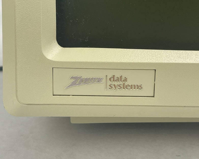 Zenith ZVM-1220-A 12" Amber Composite CRT Monitor Retro Tested Working