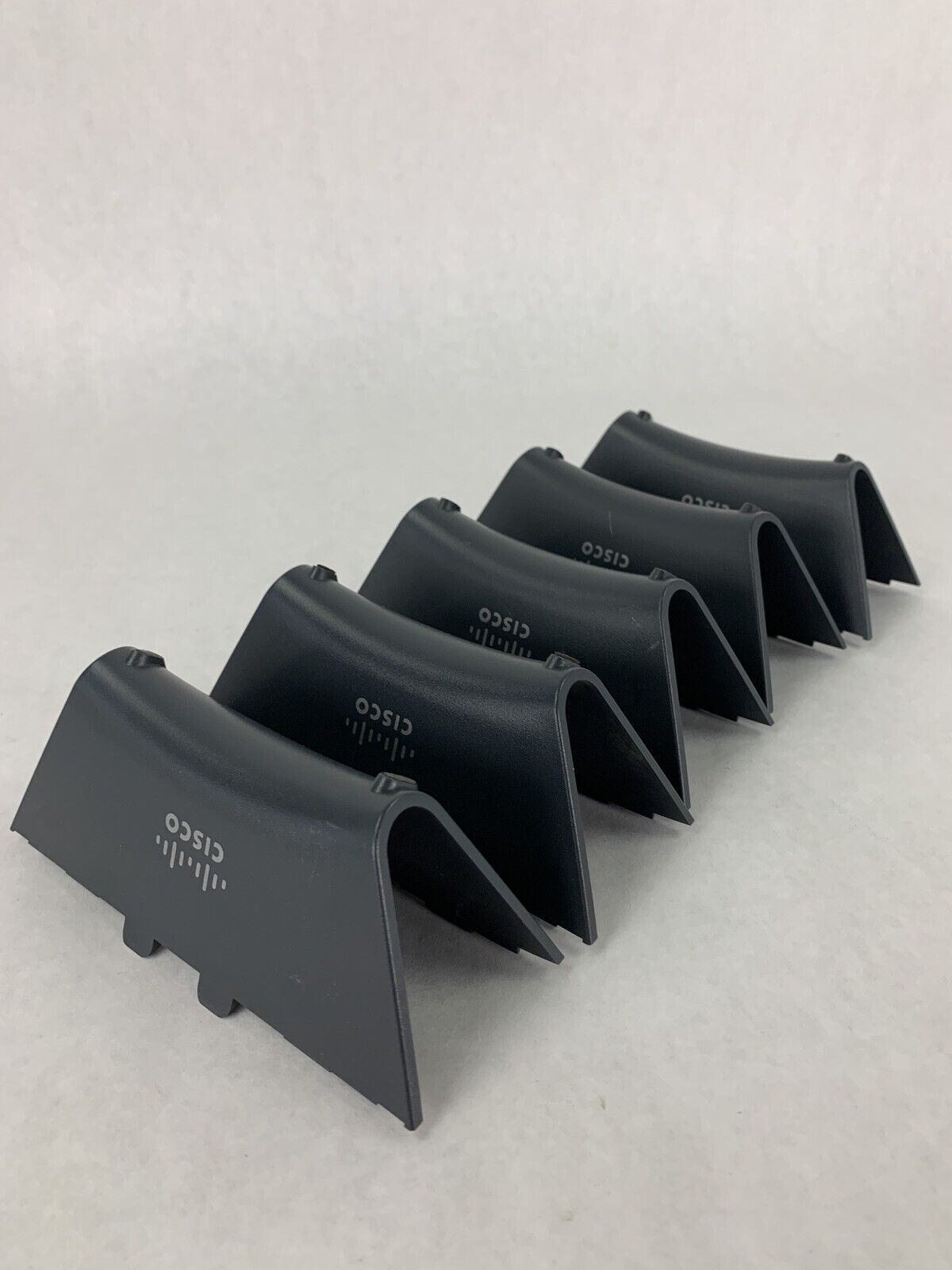 Lot of 5 Cisco Systems 7905 7906 7911 7912 IP Telephone Foot Stand Base Gray