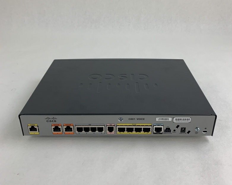 Cisco C881-V-K9 Ethernet Security Router with PSU Box Opened