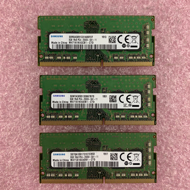 Samsung M471A1K43DB1-CTD 8 GB PC4-2666V-SA1-11 SODIMM Laptop Memory Lot of 3