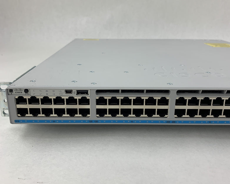 Cisco C9300-48UN-A 48-Port UPoE Network Advantage Switch Tested No Power Supply