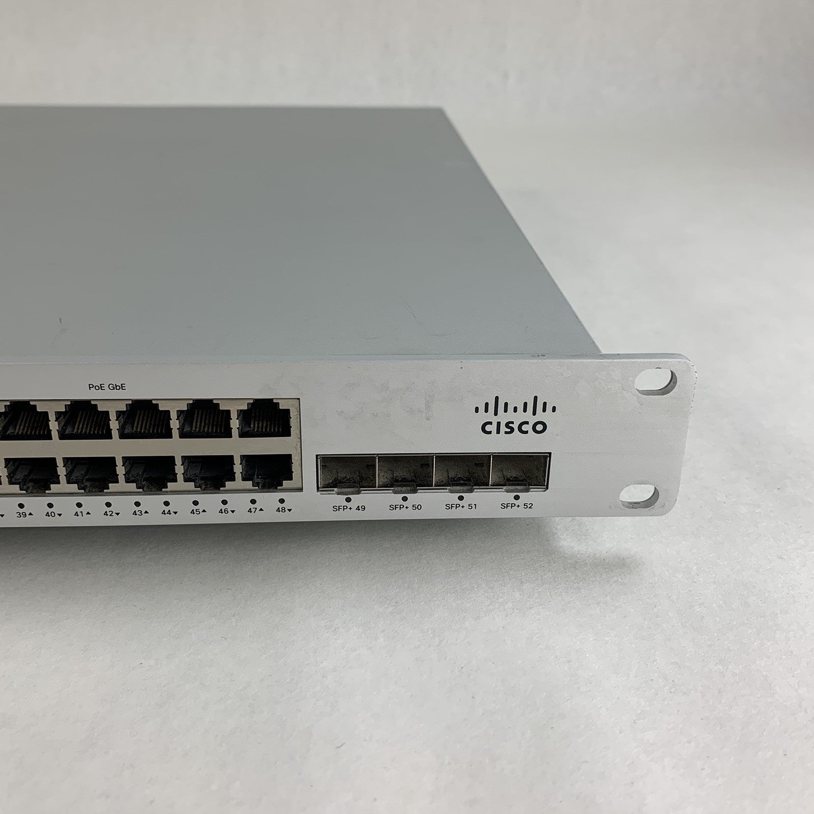 Cisco Meraki MS350-48FP-HW 48-Port PoE Managed Ethernet Switch Tested Reset