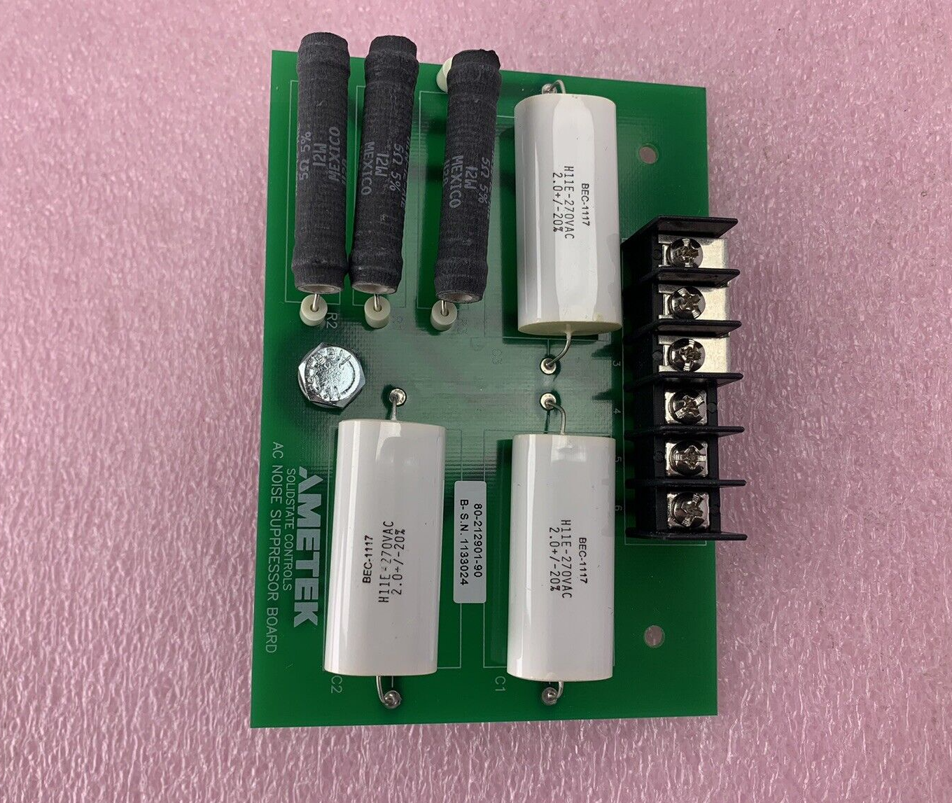 Ametek SolidState Controls 80-212901-90 Ac Noise Suppressor Board Rev A