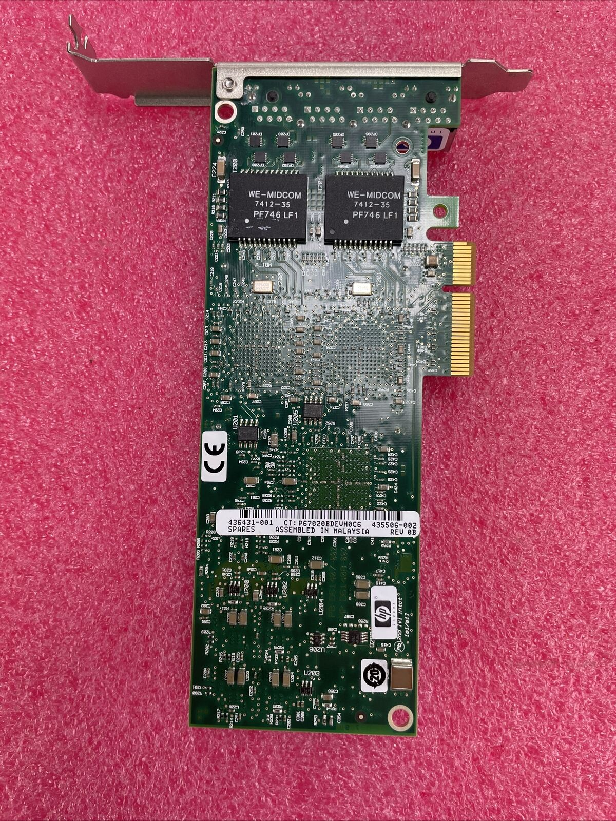 HP NC364T PCI-E 4-PORT GIGABIT SERVER ADAPTER