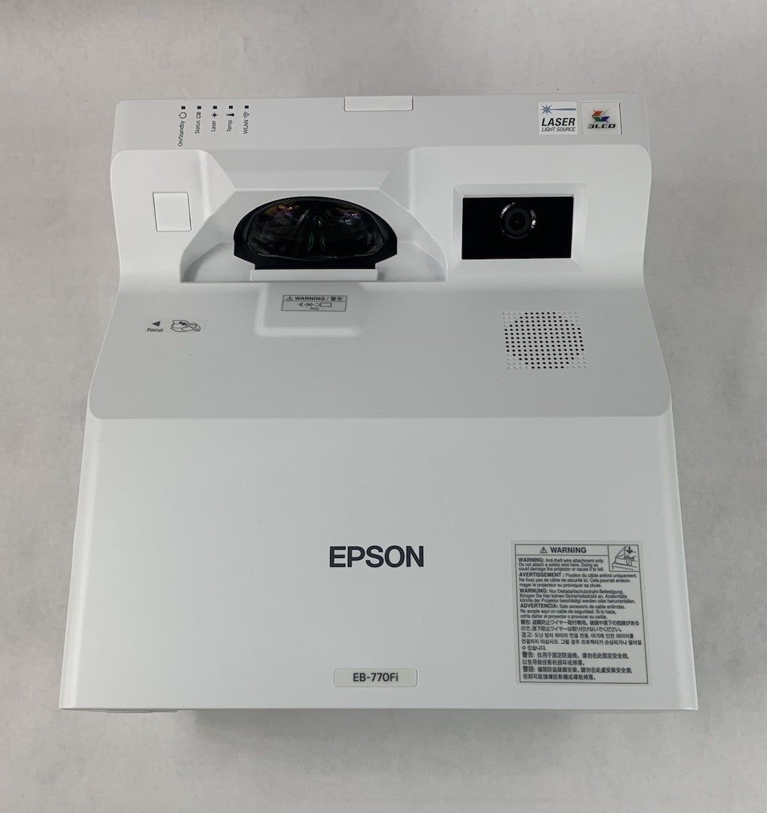Epson EB-770Fi HA78A LCD Laser Projector 0 Lamp Hours w/ Remote & Pens - Tested7