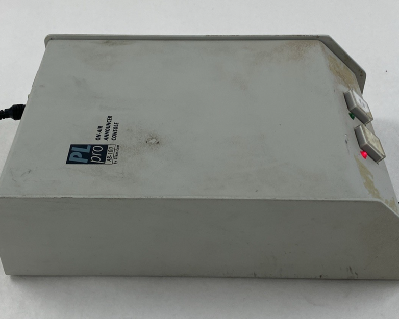 Clear-Com AB-100 On-Air Announcer Console with AC Adapter Power Tested