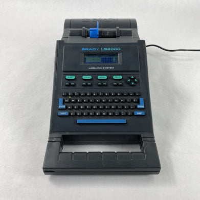 Brady LS2000 Labeling System Portable Printer 4 Line Display Power Tested