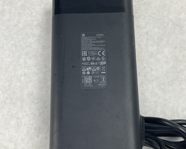HP 230W TPN-LA10 Gaming Laptop Mobile Workstation AC Adapter 19.5V