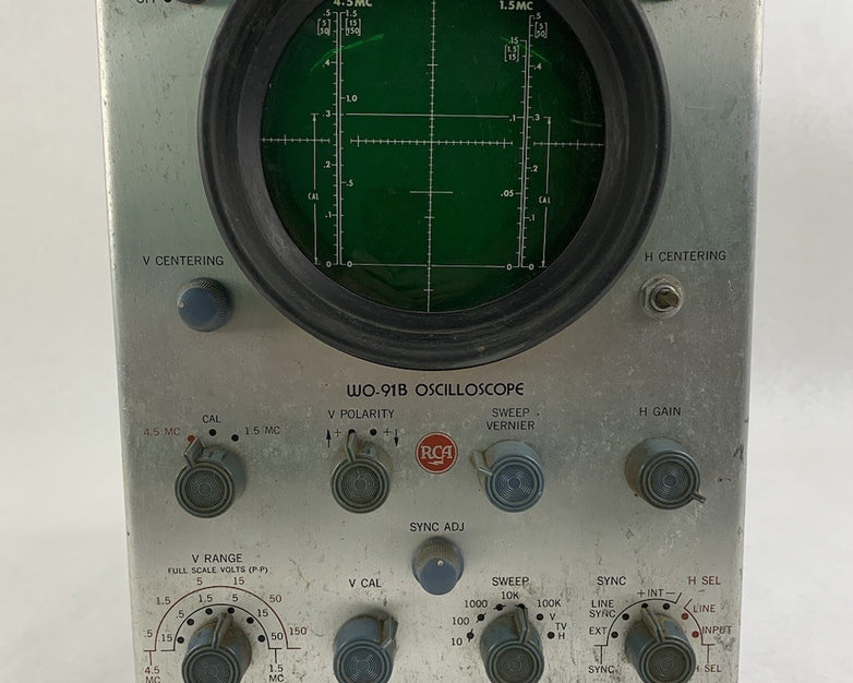 RCA WO-91B Oscilloscope - Parts or Repair