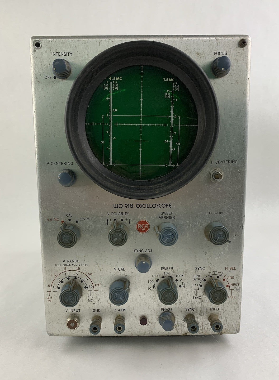 RCA WO-91B Oscilloscope - Parts or Repair